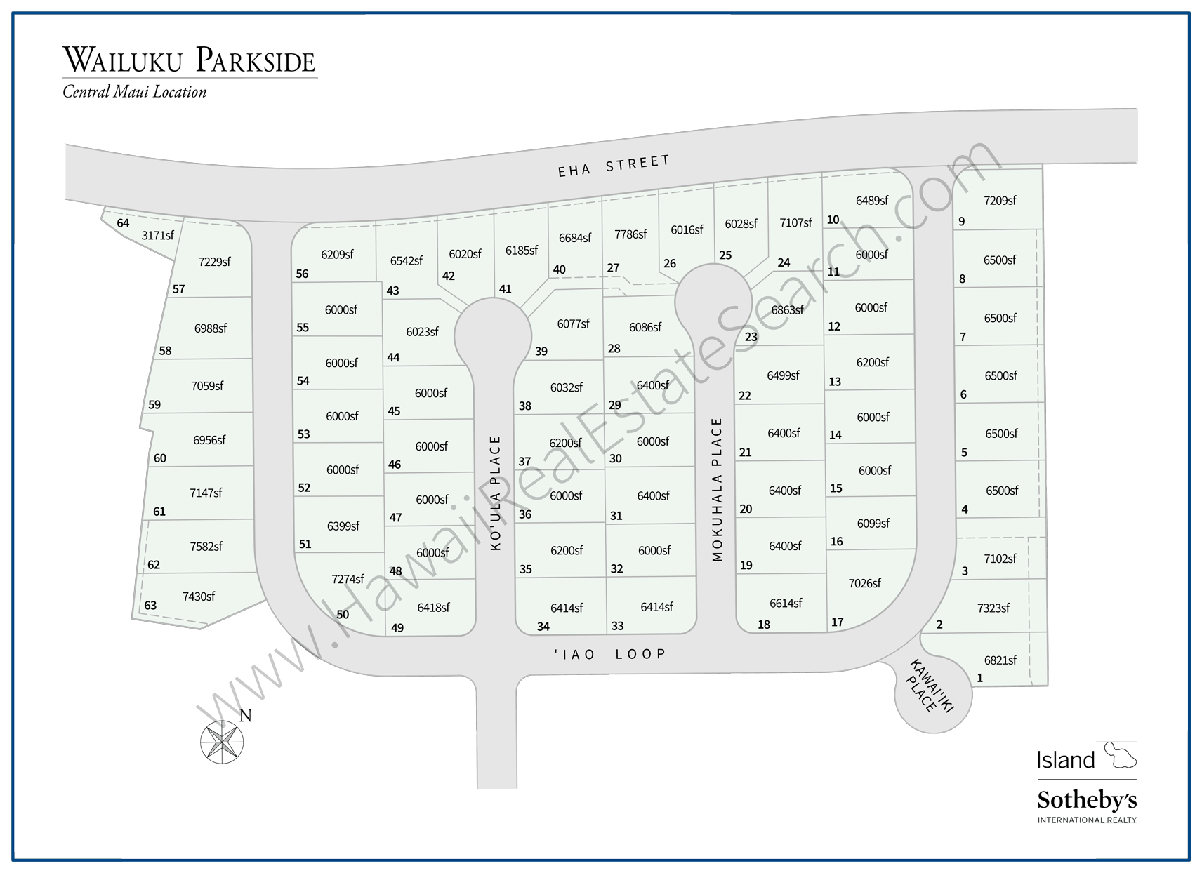 Wailuku Parkside Map